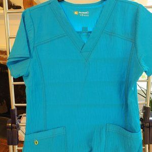 WonderWink "FourStretch" Scrub Top. Sz Medium